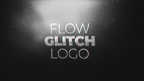 Videohive Flow Glitch Logo