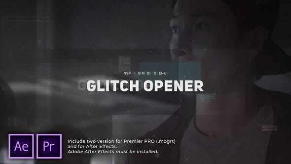 Videohive – Glitch Media Opener – 30586434
