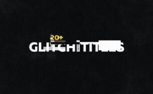 Videohive Glitch Titles Pack 20+