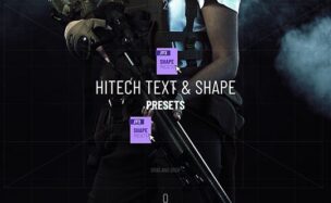 Videohive Hitech Text + Frame Presets