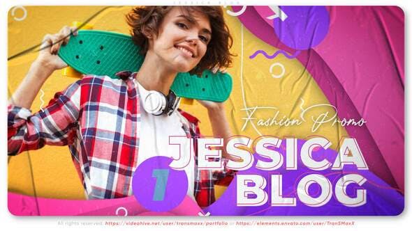 Videohive Jessica Blog. Fashion Promo