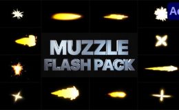 Videohive Muzzle Flash Pack 02 | After Effects