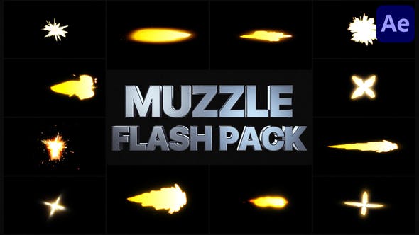 Videohive Muzzle Flash Pack 02 | After Effects