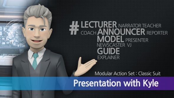 Videohive Presentation With Kyle Classic Suit