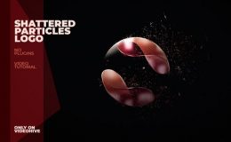 Videohive Shattered Particles Logo