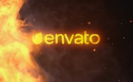 Videohive Spinning Fire Logo Reveal - 11718280