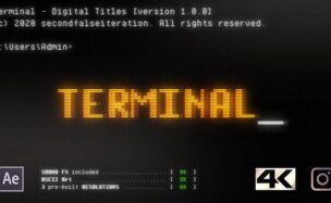 Videohive Terminal – Digital Titles