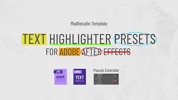 Videohive Text Highlighter Presets