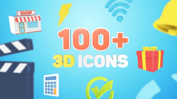 Videohive 3D Icons for Explainer Video