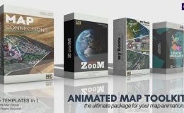 Videohive  Animated Map Toolkit