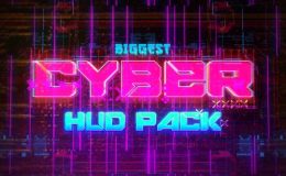 Videohive Biggest CYBER HUD Pack