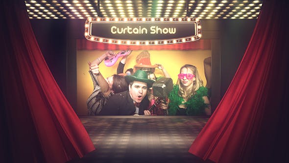 Videohive Curtain Show