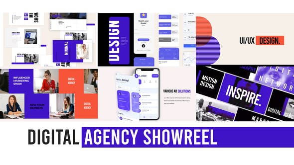 Videohive Digital Agency Web Showreel