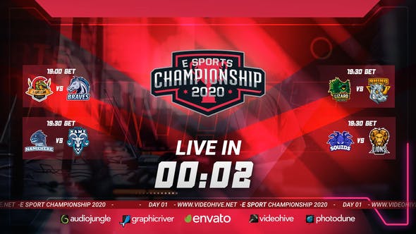 Videohive Esport Broadcast Package
