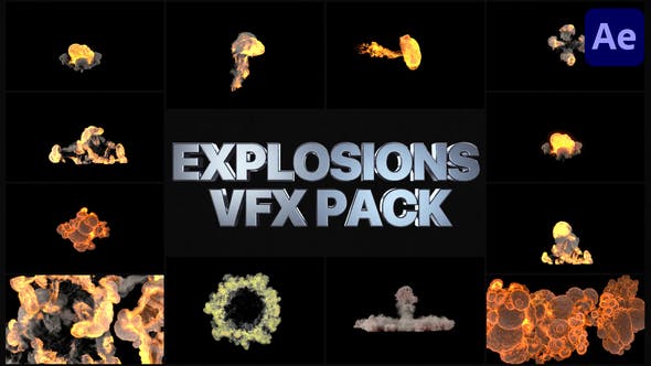 Videohive Explosions Pack | After Effects