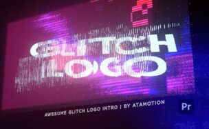 Videohive – Glitch Distortion Intro Logo
