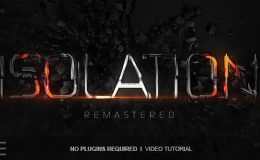 Videohive Isolation Trailer Titles