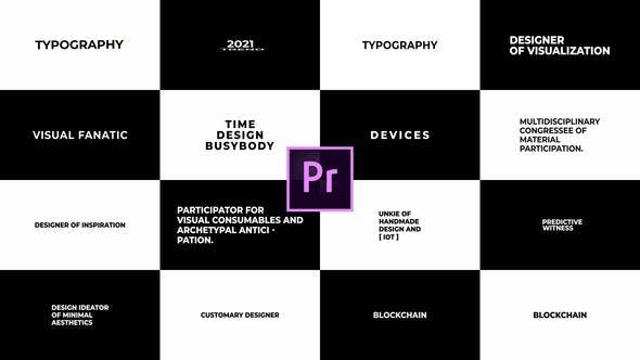 Videohive Just Typography 2.0 – for Premiere Pro