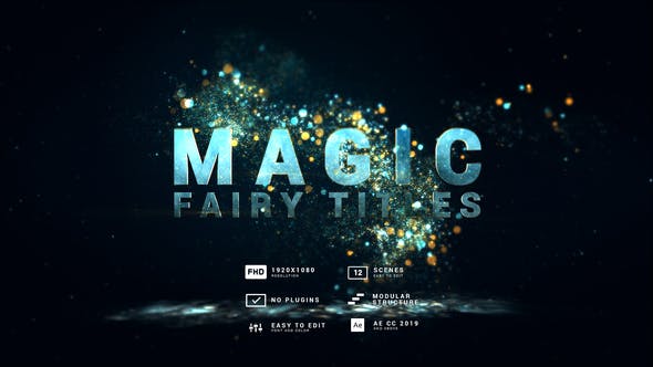 Videohive Magic | Fairy Particles Titles