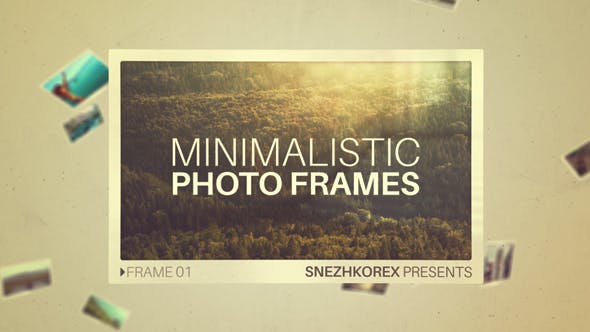 Videohive Minimalistic Photo Frames