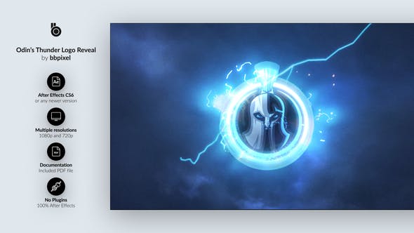 Videohive Odin’s Thunder Logo Reveal