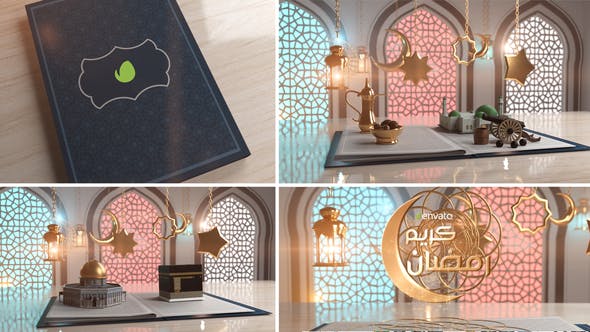 Videohive Ramadan & Eid greeting book