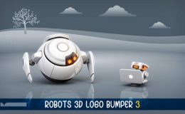 Videohive Robots 3D Logo Bumper III