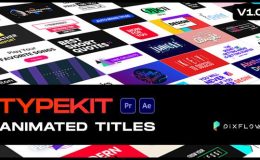 Videohive Typekit Animated Titles