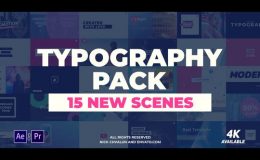 Videohive Typography Pack 21810569