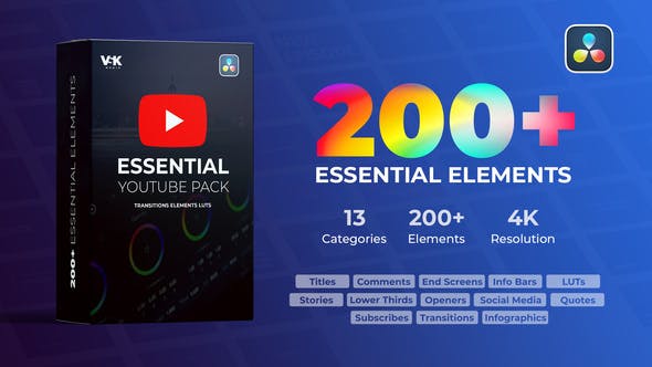 Videohive Youtube Essential Pack