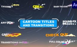 Videohive Cartoon Titles And Transitions | After Effects