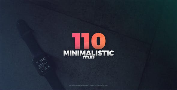 Videohive Clean Titles Package
