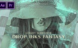 Videohive Drop Inks Fantasy Luxury Slideshow - Premiere Pro