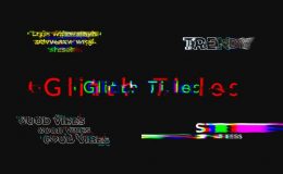 Videohive Glitch Titles 30952599