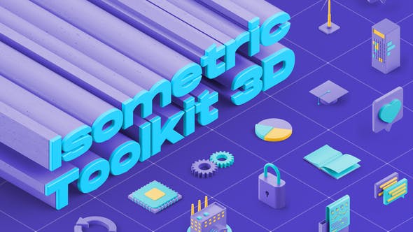 Videohive Isometric Toolkit 3D