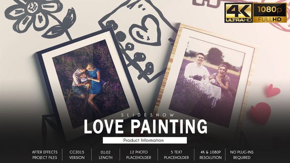 Videohive Love Story Slideshow – Painting