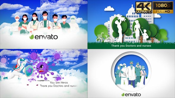 Videohive Medical & Healthcare Are Heroes B33