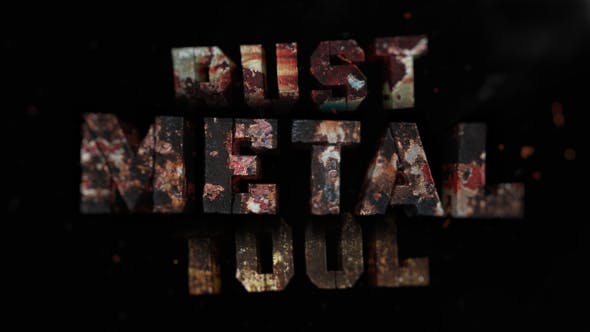Videohive Metal Rust Toolkit | Title & Logo Intro Maker