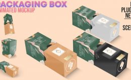 Videohive Packaging Box Animated Mockup