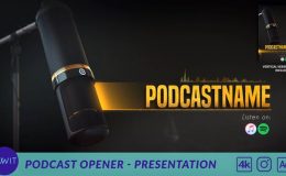 Videohive Podcast Opener - Presentation