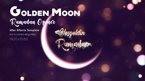 Videohive Ramadan Golden Moon
