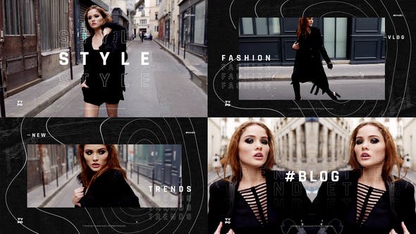 Videohive Short Fashion Opener / Fast Typography Promo / Urban Dynamic Vlog Intro / Youtube Channel