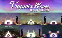Videohive TrapWix Waves Music Visualizer