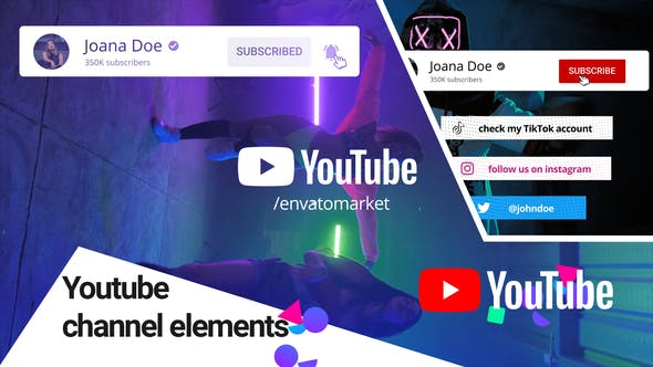 Videohive Youtube Channel Elements