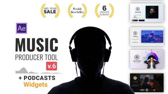 Videohive Audio Visualization  Music Producer Tool V6