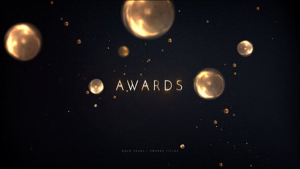Videohive Awards Titles | Gold Pearls