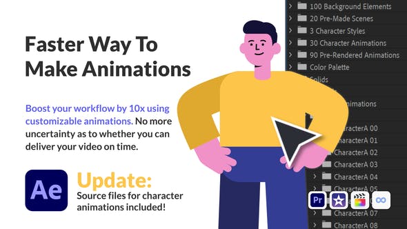 Videohive Character Animation Pack – Office and Corporate