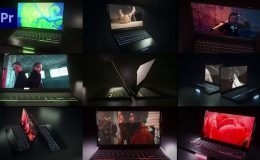 Videohive Dark Laptop Mockup