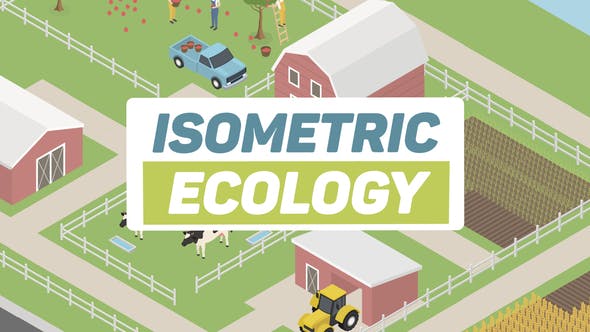 Videohive Ecology Isometric – Green Energy