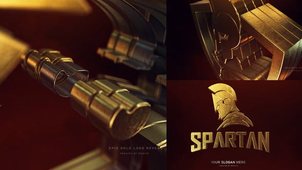 Videohive Epic Gold Logo Reveal
